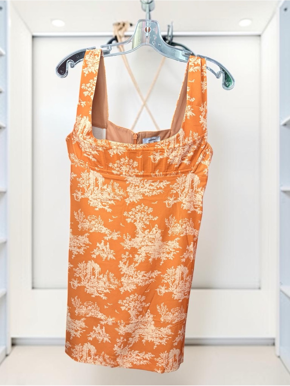 $410 Miaou Vivi Clementine Print Mini Dress - Picture 5 of 10